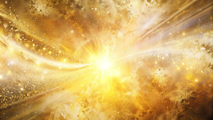 abstract background with golden noise and shine in empty space