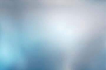 Wall Mural - Abstract gradient smooth Blurred Silver Blue background image
