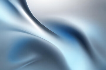Wall Mural - Abstract gradient smooth Blurred Silver Blue background image