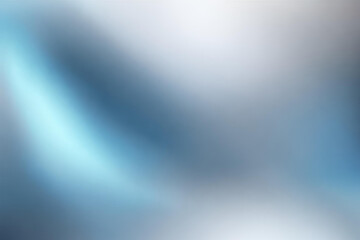 Wall Mural - Abstract gradient smooth Blurred Silver Blue background image