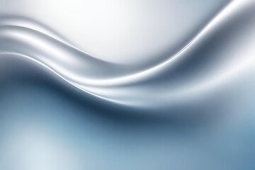 Wall Mural - Abstract gradient smooth Blurred Silver Blue background image