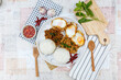 Stir-Fried Basil with Pork and Chicken with egg