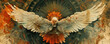 Digital Phoenix: Ethereal Wings Symbolizing Interconnectedness and Rebirth