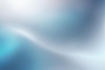 Wall Mural - Abstract gradient smooth Blurred Silver Blue background image
