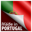 Made in Portugal graphic and label.