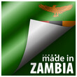 Made in Zambia graphic and label.