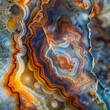 abstract liquid geode stone macro
