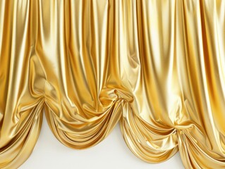 Wall Mural - HD Gold Stage Curtain