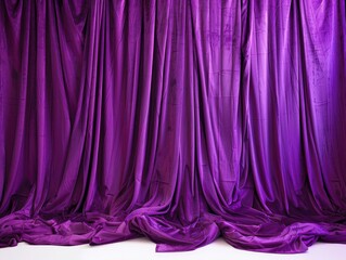 Poster - HD Purple Stage Curtain