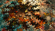 © Jan - Closeup of an Puzzle with Jigzaw