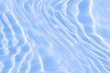 © Kwangmoozaa - Abstract transparent water shadow surface texture natural ripple on blue background