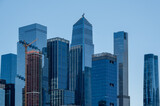 Skycraper view over New York City