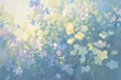 Spring floral background illustrations