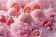 A fantasy world of sweets and juicy, fresh fruits - ai generated