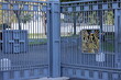 Eagle on the gated entrance to Manila American cemetery