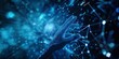 © MdBaki - Hand touching the concept of cyber security with a futuristic background, digital technology and network connections, virtual screens showcase abstract data.