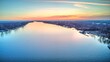 Sava River Sunset