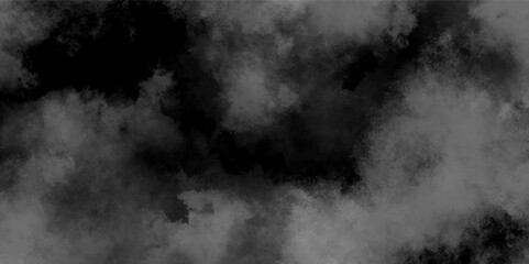 Wall Mural - abstract natural fog on dark background. gray grunge smoke texture dark sky black night cloud. abstr
