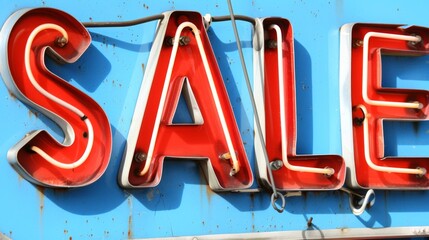 Sticker - a sale sign