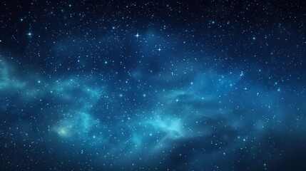 Wall Mural - stellar display of a starry night sky with clouds of interstellar dust resembling nebulae, evoking v