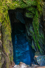 Poster - Spring of river Soca in Slovenia