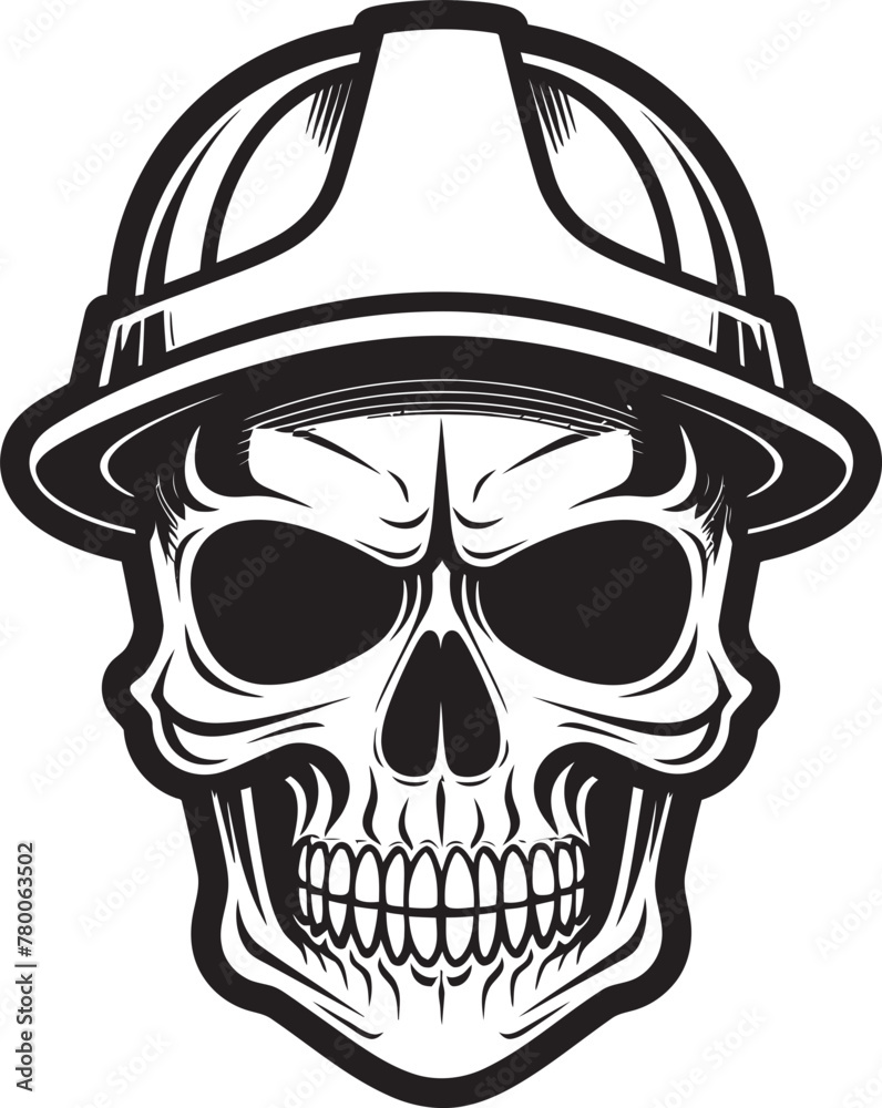 Hard Hat Protector: Vector Logo Design for Construction Workers ...