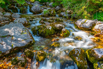 Wall Mural - Spring of river Soca in Slovenia