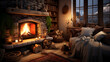 Having a fireplace or stove for a warm and cozy ambiance. In the spirit of hygge.
