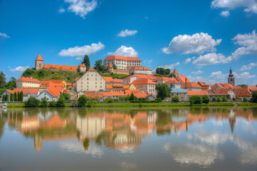 Poster - Panorama view of Slovenian town Ptuj