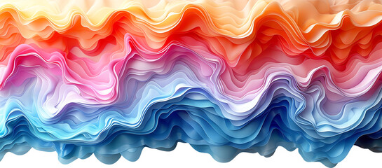 Leinwandbilder - Illustration of a multicolored gradient for design,Generated by AI