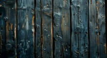 A Detailed Close-up View Of A Wooden Fence With Water Droplets Clinging To Its Surface
