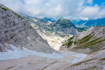 Poster - Summer day at Kanin-Bovec ski resort in Slovenia