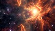 A Mesmerizing View of a Cosmic Dust Cloud: Awe-Inspiring Celestial Beauty