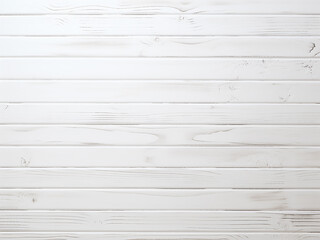 Canvas Print - White wood background evokes the essence of summer