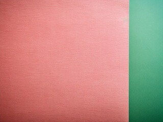 Wall Mural - Vibrant cardboard background adorned with hues of pink and green