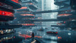 Futuristic City Visualization, Exploring the Boundaries of Architecture, Technology, and Urban Planning in a Digital Realm