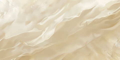 Modern Abstract wave silk fabric textured gradient background, wallpaper with color theme of Ivory white and beige