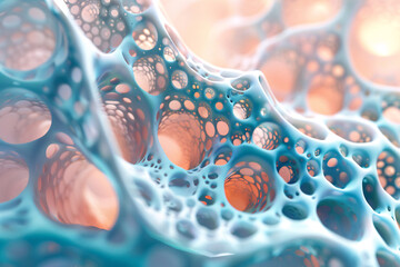 Wall Mural - abstract background and texture of science and medical backgrounds. generative ai