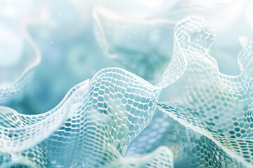 Wall Mural - abstract background and texture of science and medical backgrounds. generative ai