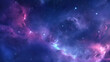 Digital blue and purple nebula starry abstract graphic poster web page PPT background