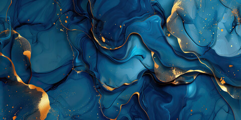 Texture color abstract background pattern art paint liquid blue effect. Abstract texture design pattern color background gold mineral luxury ink nature wallpaper creative rainbow stone water seamless