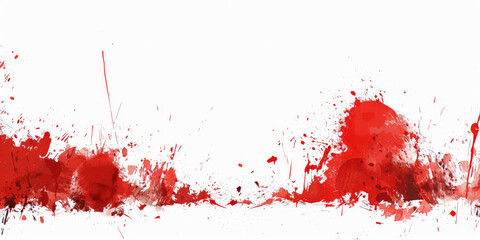 Fototapeta  red paint splatter on white background,  dark red and black grunge, dark texture, dark grungy background, red background, red texture wall vintage, horror,halloween background,red blood splash banner