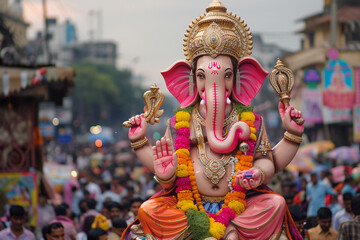 Ganesh Chaturthi festivals of India.