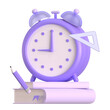 © kerismaker - Time Clock alarm Education school 3D Object