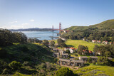Fototapeta  - Golden Gate Bridge form Fort Baker, San Francisco, California