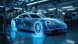 © Best - Innovative vistas unfold as a holographic car seamlessly integrates into the fabric of a working factory, signaling a paradigm shift in automotive design and assembly methodologies.
