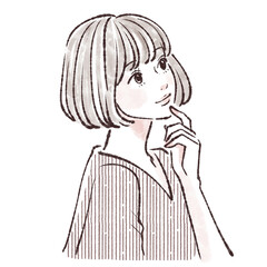 女性・女の子のイラスト素材