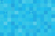 背景素材 水色 青色 四角形パターン ドットとストライプ背景 スクエア 格子模様 バック