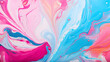 Artistic pink and blue watercolor paint abstract graphic poster web page PPT background