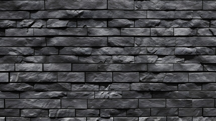 Digital dark gray brick wall abstract graphic poster web page PPT background